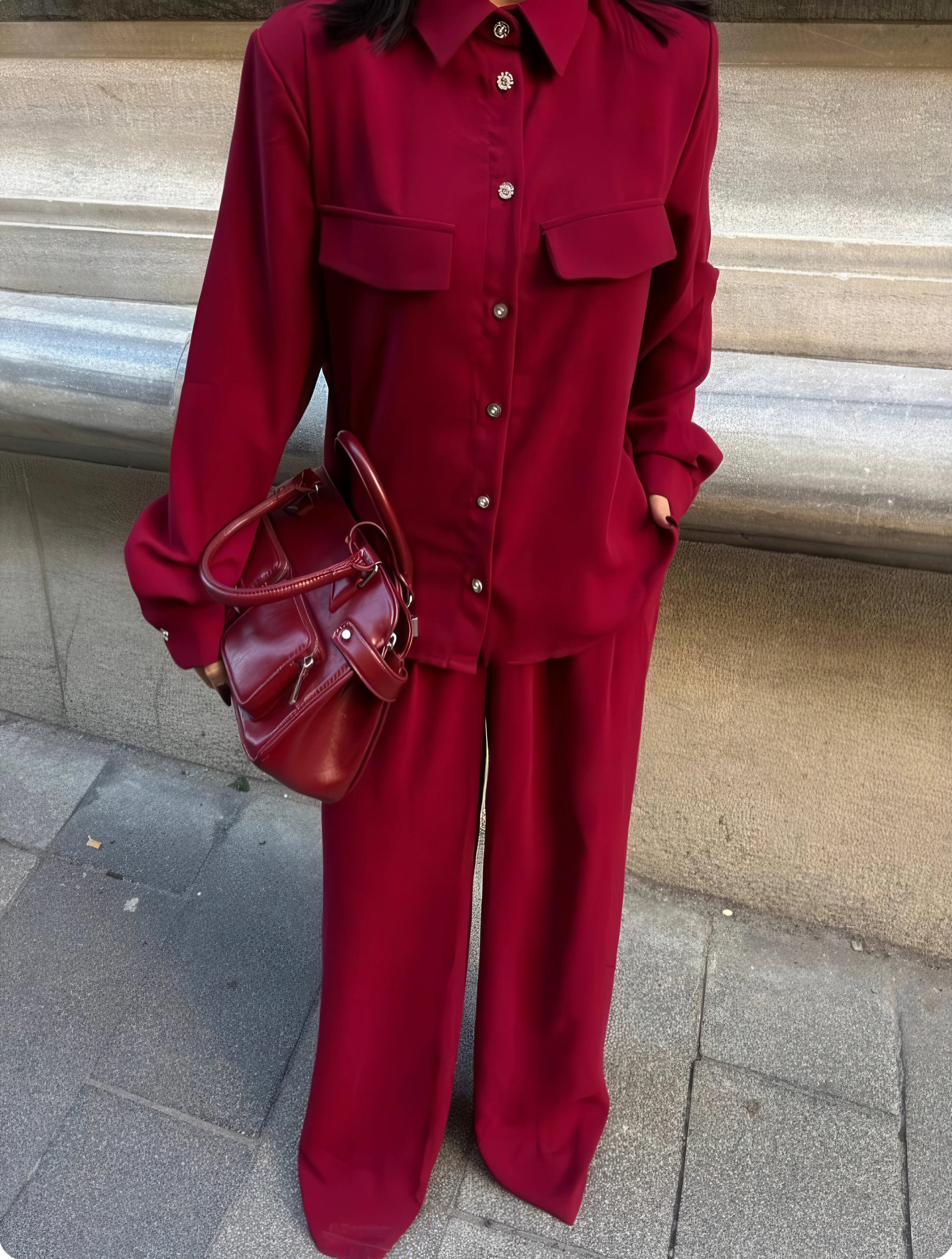 Conjunto rojo